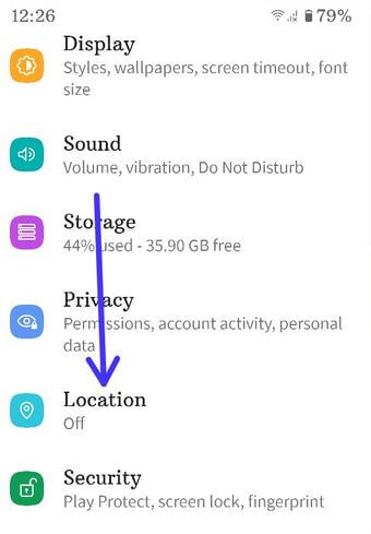 Android 10 location settings to change location permission