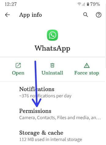 Check app permission on Android 10