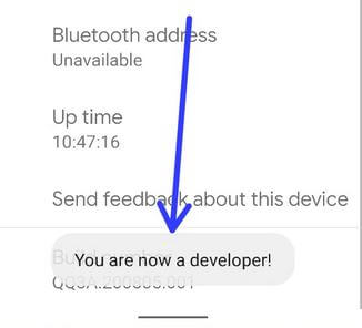 Hidden developer options on your Android 10