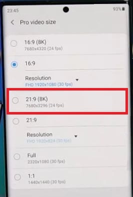 How to Record 8K Video on Galaxy Note 20 Ultra