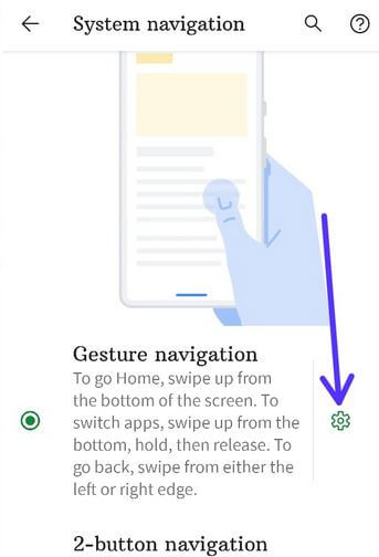 How to Use Full Screen Gestures Android 10