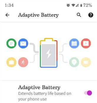 Enable Adaptive Battery on Google Pixel 4a (5G) Devices