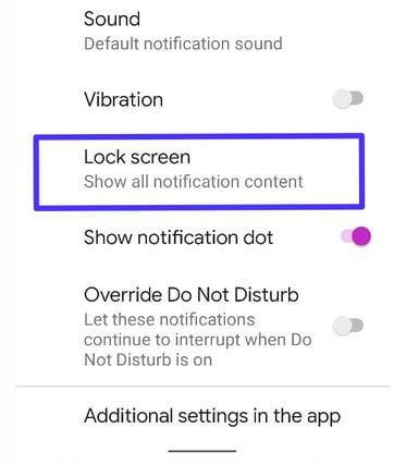 Hide Notification Content on Pixel 4a