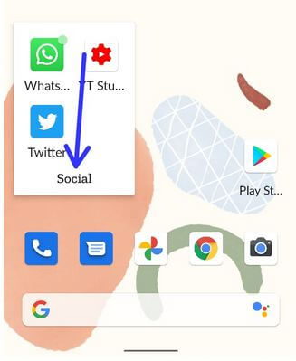 How to Create Folders on Pixel 4a 5G