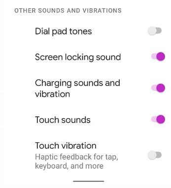 How to Disable Sound For Screen Lock, Charging Sound, Touch Sound & Touch Vibration on Pixel 4a