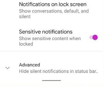 How to Hide Sensitive Notifications from Lock Screen on Google Pixel 4a