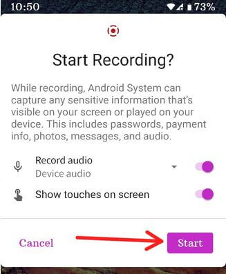 How to Record Screen on Android 11