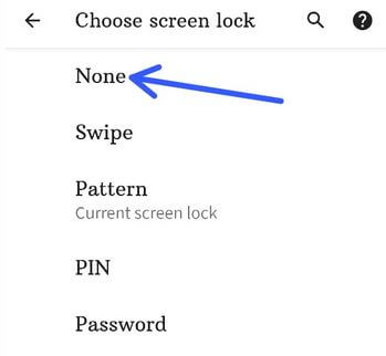 How to Remove Screen Lock on Pixel 4a