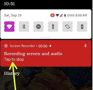 How to Stop Recording in Android 11