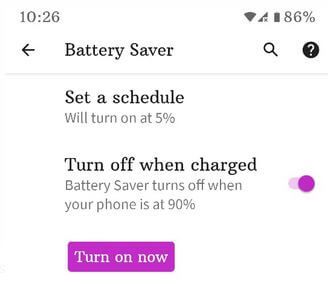 How to Turn On Battery Saver Pixel 4a