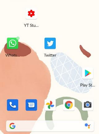 How to create folders on Google Pixel 4a