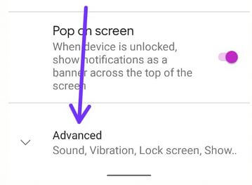 Pixel 4a notification hide