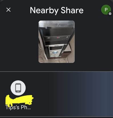 Use Nearby Share on Android