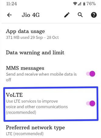 Enable VoLTE in Android 11 Stock OS