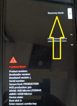 Hard Reset Android 11 Using Recovery Mode