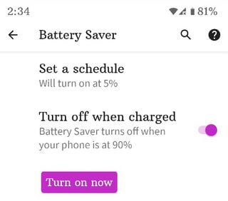 How to Enable Battery Saver in Android 11 to enable dark mode
