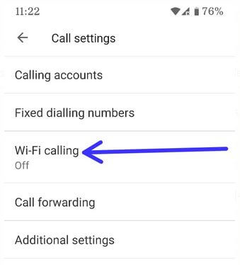 How to Enable WiFi Calling on Android 11