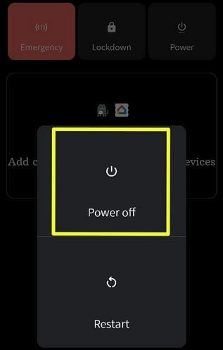 Power off your phone to boot into recovery mode Android 11