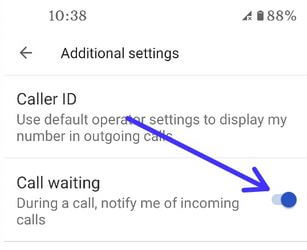 Turn On Call Waiting in Pixel 4a 5G Device