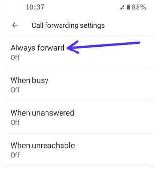 Use call forwarding to forward calls on Pixels
