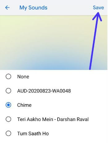 Change Notification Sound on Android 11