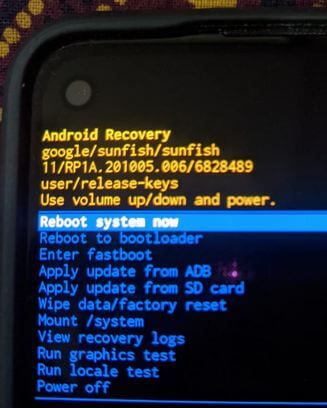 How to Boot Into Pixel 4a Recovery Mode