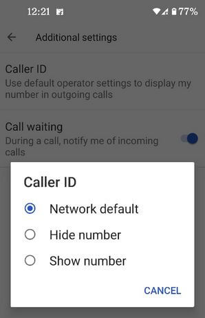 How to Show or Hide Caller ID on Google Pixel 4a 5G