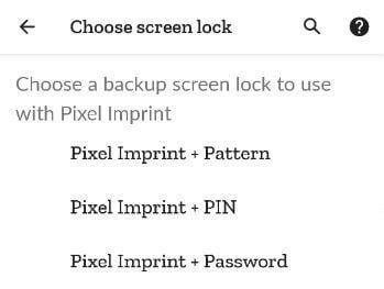 Set screen lock on Android 11 to set up fingerprint