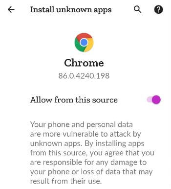 How to Enable Install Unknown Sources in Pixel 4a