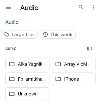 Select the audio file to set custom tone in your Android Phone